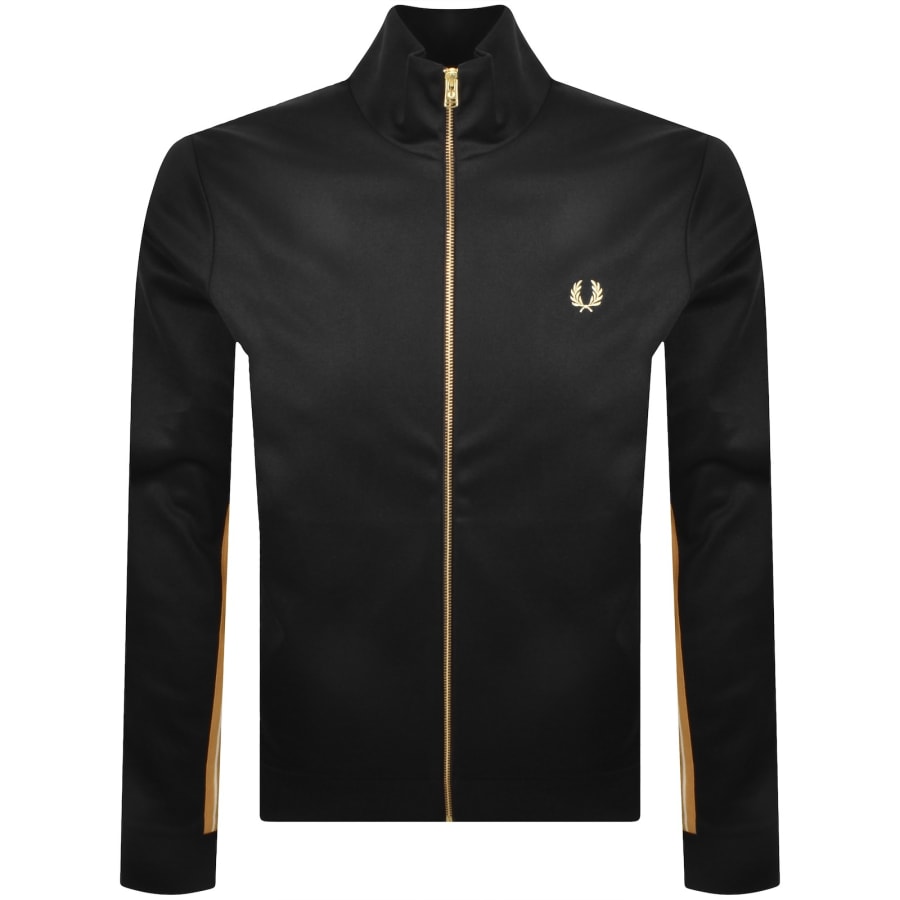 Fred Perry Stripe Tape Track Jacket Black | Mainline Menswear us